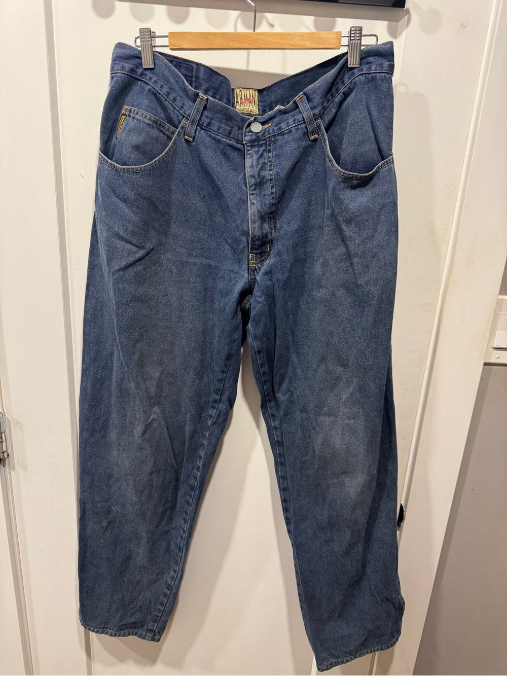 Vintage 90s Armani Blue Denim Jeans (38x32)